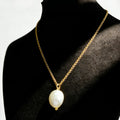 Fashion Vintage Pearl Pendant Light Luxury Niche Gold Chain Design Sense Necklace for Women Jewelry