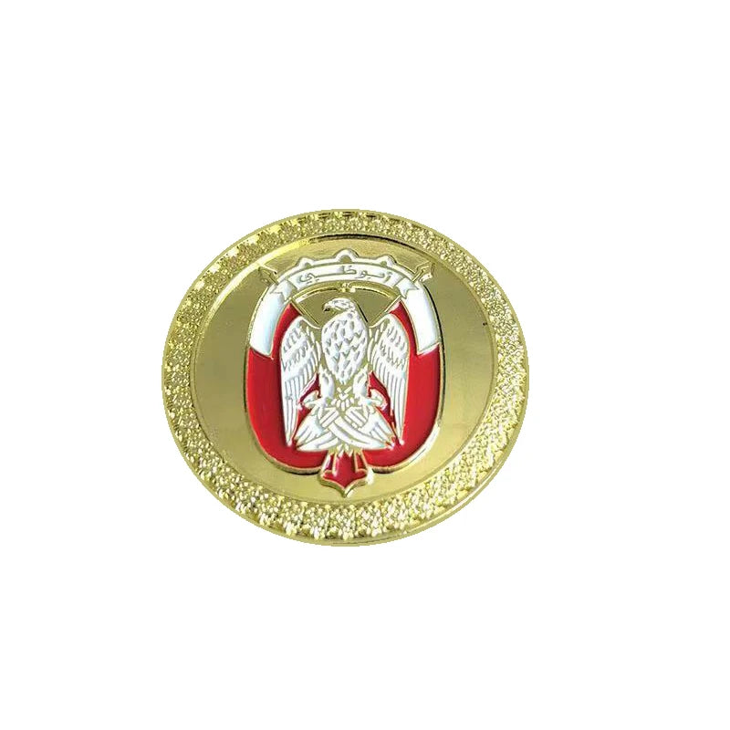 Custom logo Uae National Day Gift Metal Flag Lapel Pin Badge