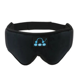 Long Play Time Headphones 3D Sleepmask 5.0 Wireless Music Blindfold Headsets with Microphone Handsfree