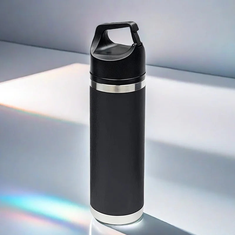 Customized 304 Stainless Steel Sports Water Bottle with Portable Handheld Lid for Home Office Outdoor Sports Premium Tumblers