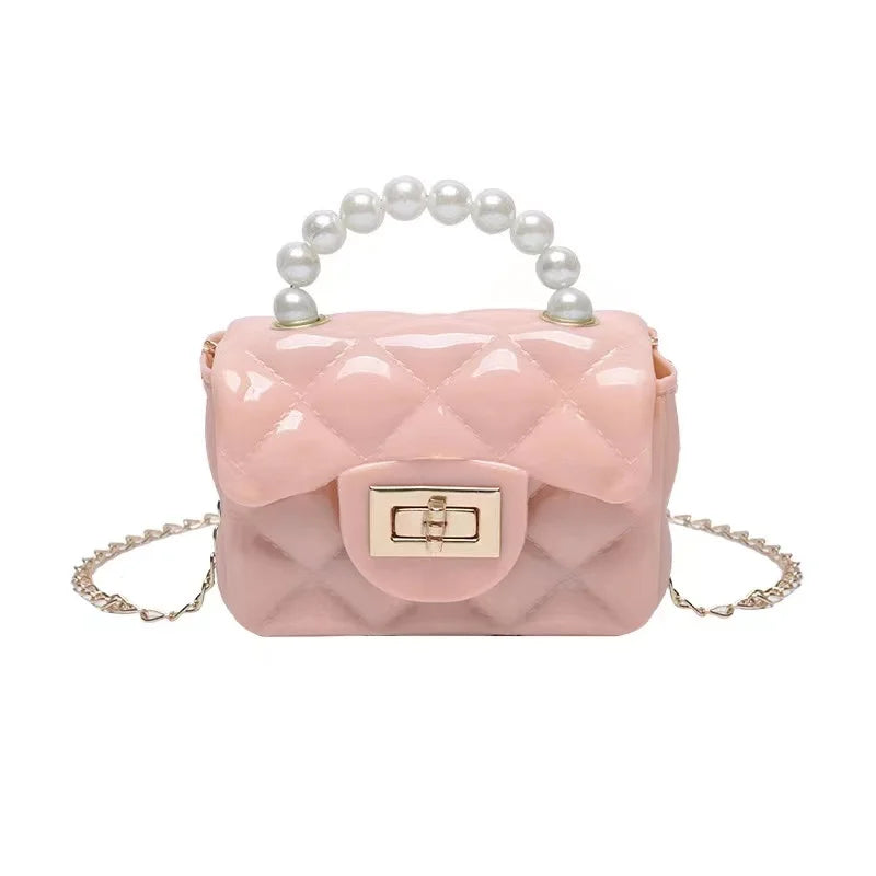 Lovely Small Cross Body Bags Girls Children Jelly Purse Mini Kids Handbags
