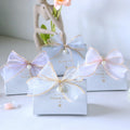 Chinese Manufacturer Unique Recyclable Paper Candy Packaging Chocolate Silver Glitter Indian Wedding Souvenirs Sweets Door Boxes