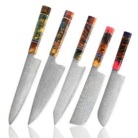 XITUO Nakiri Knife Japanese Damascus Steel Wooden Handle Damascus Kitchen Knife Factory Wholesale