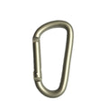ShuoKe 6.3*35*67mm 7CM Matte Silver D Shape Aluminum Alloy Anodized Carabiner