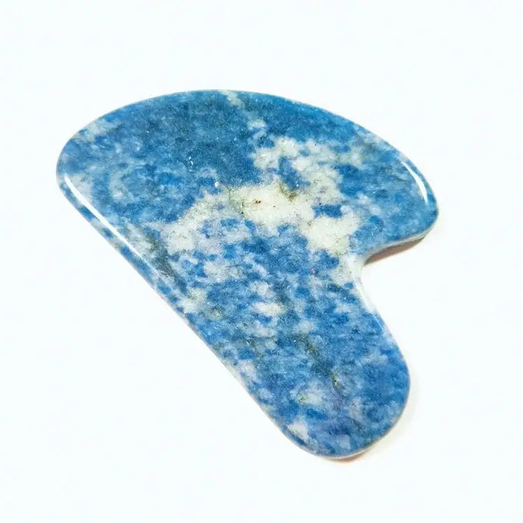 2026 Gua Sha Custom Logo Massager Body Facial Tool Blue Spot Jasper Guasha Jade Roller Stone Gua Sha Set