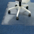 Free Sample Low MOQ  PVC Vinyl Office Chair Mat with Edge
