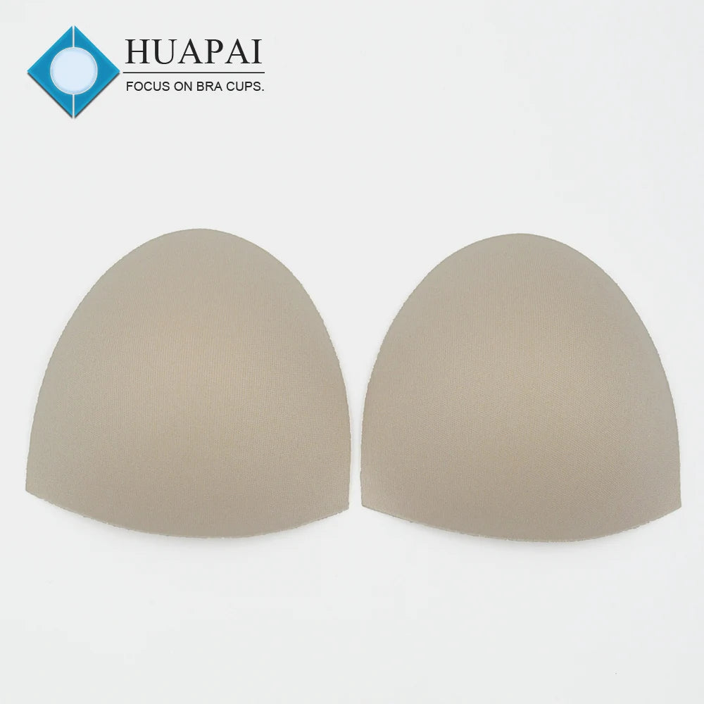 Bra Cup Factory Recycle Fabric Semicircle Bra Cup Insert for Sports Bra