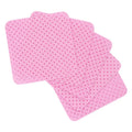 200Pcs/box Cosmetic Square Non Woven Cotton Pad Eyelash Extension Glue Remover Cleansing Cotton Paper Pink