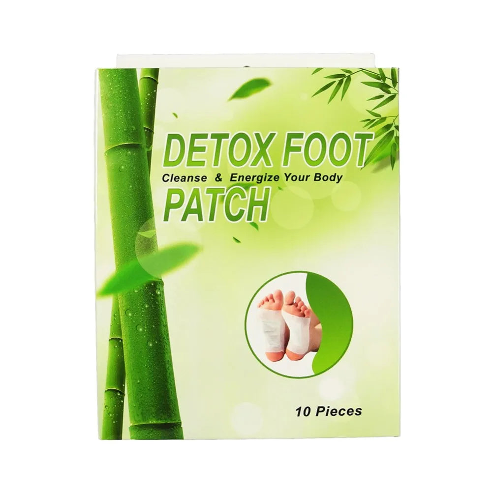 Detox Foot Patches with Bamboo Vinegar Instant Effect CE Certified Healthcare Product for Dispelling Dampness & Anti-Fatigue