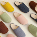 Best Men and Women's Plush Anti-Slip Winter Warm Slippers with Soft Cotton Fabric Insole Cozzy Simple Side Design Thick Sole