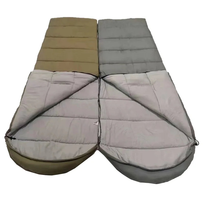 SP-303 Machine Washable 1800G Trapezoid Model Can Be Spliced Spring and Winter General Camping Outdoor Travel Camping Sleeping B