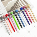 Promotion Gift Diamond Top Metal Ballpoint Pen with logo