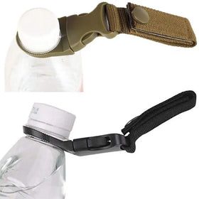 Carabiners Water Bottle Holder Clip Tactical Gear Nylon Webbing Water Bottle Carabiner Belt Backpack Hanger