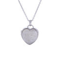 SC Gold Plated Heart Locket Pendant Necklace Openable Photo Frame Box Trendy Link Natural Moon Stone Buddhist Gift Women Men