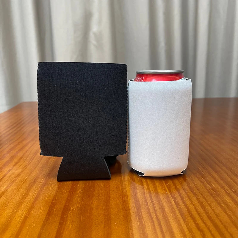 12oz Beer Cozy for Wedding Magnetic Cup Holder for Fridge Neoprene Can Cooler Insulated Stubby Holder Sleeve Rubber Koozy Blank