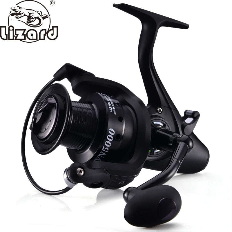 Lizard Fishing Beast 9000 Carp Fishing Feeder Long Surf Casting Metal Spool Reels Boat Sea Fishing Saltwater Reel