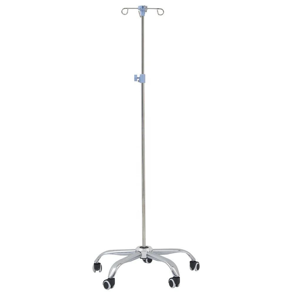 Factory Direct Sale Low-cost Hospital Clinic Equipment 304 Stainless Steel  Infusion Stand I.V. Drip Stand