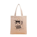 Creative Cartoon Wholesale Student Portable DIY Gift Storage Cotton Eco Friendly Shopping Tote Bag with Custom Printed logo