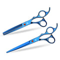 8-inch Plating Hair Style Tools Household Hair Clipper Stainless Steels Hair Scissors Salon Professional Barber Scissors