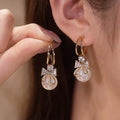 Pendientes De Lazo New Korean Bow Pearl Earrings Temperament Simple Fashion Versatile Earrings Female Jewelry Bow Earrings