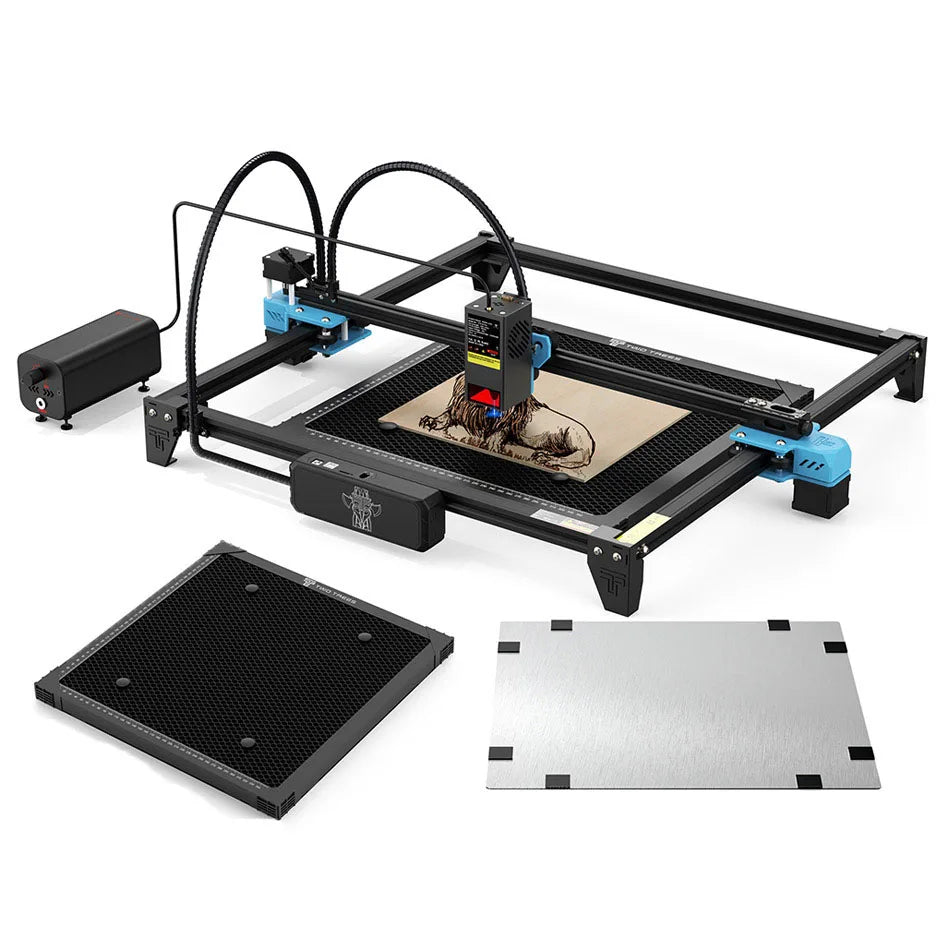 TWOTREES TTS 20W Pro Highly Accurate 418*418mm Cutting Area Multiple Power Options DIY Engraving  Engraver Laser Equipment
