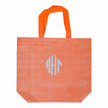Various Color Choose 100%PP Spunbond Nonwoven Handle Shopping Bag Orange With 100% Polypropylene