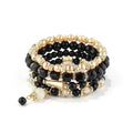 Europe America Trend Jewelry Exquisite Tassel Bracelet Geometric Beaded Multi-layer Bracelet Charm Crystal Bracelet
