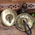 Tipitaka Tibetan Tingsha Cymbal Bells Handcrafted in Nepal Sound Healing Meditation Bells 6.5 cm for Sound Healing