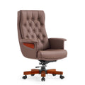 Foshan NOEL Luxury Leather Comfortable Office Chair boss Ergonomic Executive Office Chair Office Desk and Chair Set