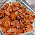 2026 Natural Crystal Seven Chakra Red Jasper Energy Stone Set Round Crushed Stone Energy Healing Stone