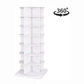 360-degree Rotation 6-Tiers 7-Tiers Large 360 Rotating Shoe Rack Radius Tower Shoes Storage Shelf PVC Material Shoe Racks