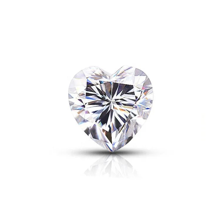 SICGEM Top Moissanite Company GRA Pass Diamond Tester Factory Supply Brilliant Heart Loose Moissanite Gemstone