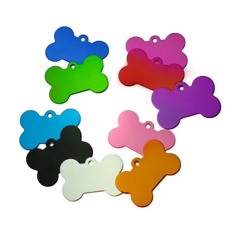 Manufacturer Wholesale Double-sided Custom Engraved Metal Personalized Pet ID Dog Tag