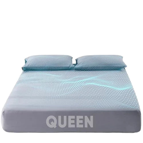95% Cotton With 5% Silver Conduction for Efficient Sleep Queen Grounding Fitted Sheet