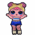 Hot Selling Cheap Custom Custom Sequin Iron Little Girls Embroidery Patchs