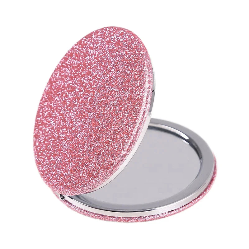 Hot Selling Double-Sided Quality Mirror Portable Pocket Makeup Cosmetic Mirror with Magnification Good Goods Gift