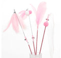 Funny Cute & Modern Interactive Cat Toy Turkey Feathers Teaser Bell Lifelike Plastic Material Sustainable Classic Carton Packing
