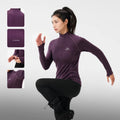 P-Series PELLIOT Outdoor Merino 200g 100% Wool T-shirt Women's Moisture-absorbent Quick-drying Sportswear Half Zipper t Shirts