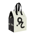 Waterproof Recyclable Disposable Non-Woven Foldable Thermal Cooler Bags Letter Reusable for Food Drink Delivery Takeaway Keep
