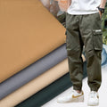 21*16+70D Custom 98 Cotton 2 Spandex Stretch Elastane Brushed Twill Khaki Fabric