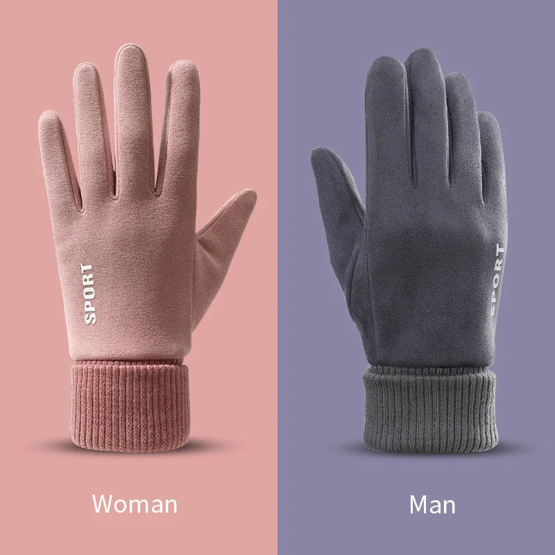 Custom Logo Sport Outdoor Unisex Man and Women Warmer Winter Bike Riding Gloves