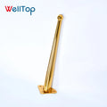 WT-L003 Wholesale Furniture Legs Iron Legs Cupboard Support Gold Tapered Furniture Cabinet Table Sofa Leg for Chair Bed Cupboard