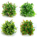 Hot Sale Single Stem Plastic Milan Flowers Artificial Milan Grass Plants for Home Decoration