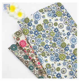 Tana Floral Pigment Print Fabric Lawn Cotton Floral Fabric for Dress Custom 100% Cotton Shirt Poplin Fabric Woven COMBED