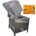 50kg/time Industrial Electrical Gas Round Pot Rectangle Pot Snack Batch Fryer Potato Chips Deep Frying Machine Batch Fryer
