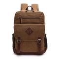 ZUOLUNDUO Fashion Zipper Canvas Day School Travel Outdoor Backpack