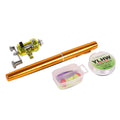 Promo Portable Pocket Aluminum Pen Shaped Telescoping Fishing Rod Metal OEM Hard Metal Barrel Telescopic Rod for Sports Fishing
