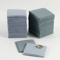 CSMD 8x8 Chinese Manufacturers Wholesale Envelope Shape Luxury Blue Color Jewelry Microfiber Material Ring Dust Bag for Necklace