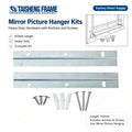 Heavy-Duty Mirror Picture Hanger Kits with Anchors and Screws Houseables Hardware for Mirror Hanging-Length 153mm TS-K308 MegaBDM