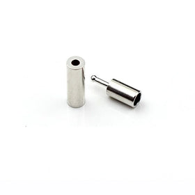 Wholesale Metal Brass Gold Black Locking Leather Rope Clasp for Jewelry Bracelet Making